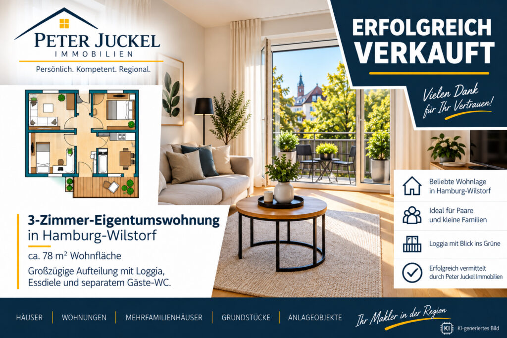 Erfolgreich verkaufte Immobilie – 3-Zimmer-Eigentumswohnung in Hamburg-Wilstorf