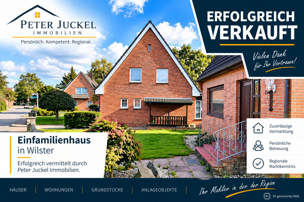 Erfolgreich verkaufte Immobilie – Einfamilienhaus in Wilster