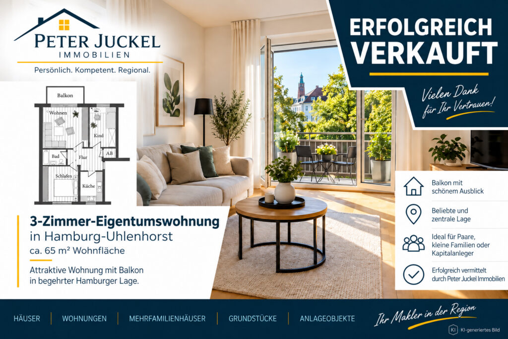 Erfolgreich verkaufte Immobilie – 3-Zimmer-Eigentumswohnung in Hamburg-Uhlenhorst
